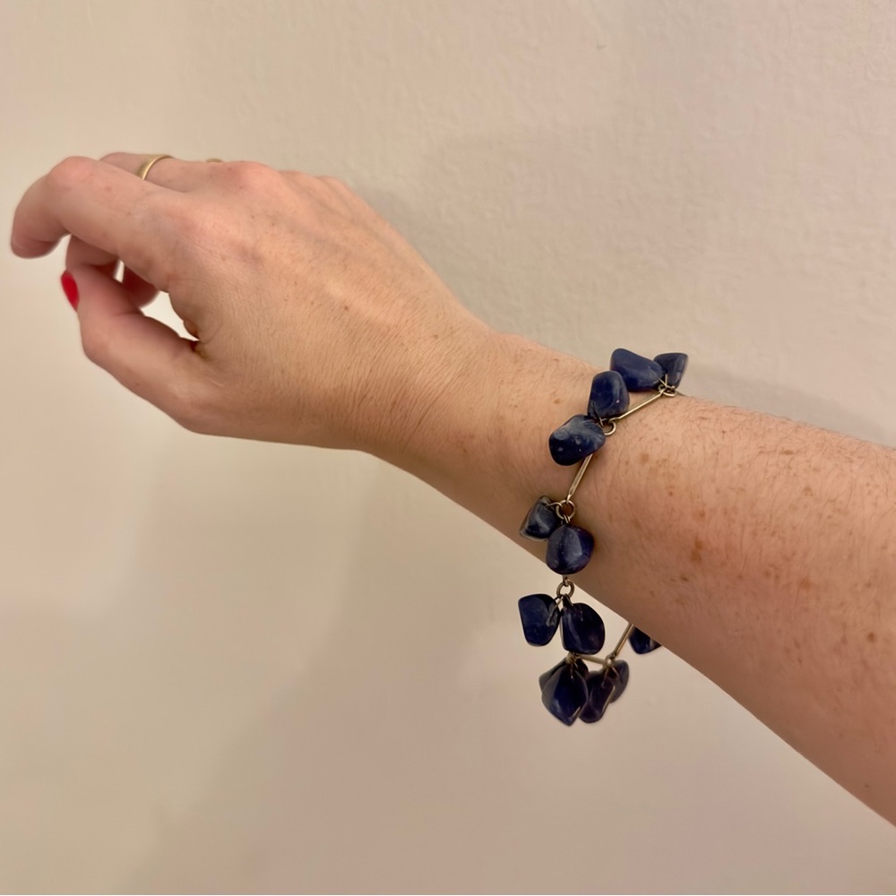 Vintage Blue Stone Bracelet